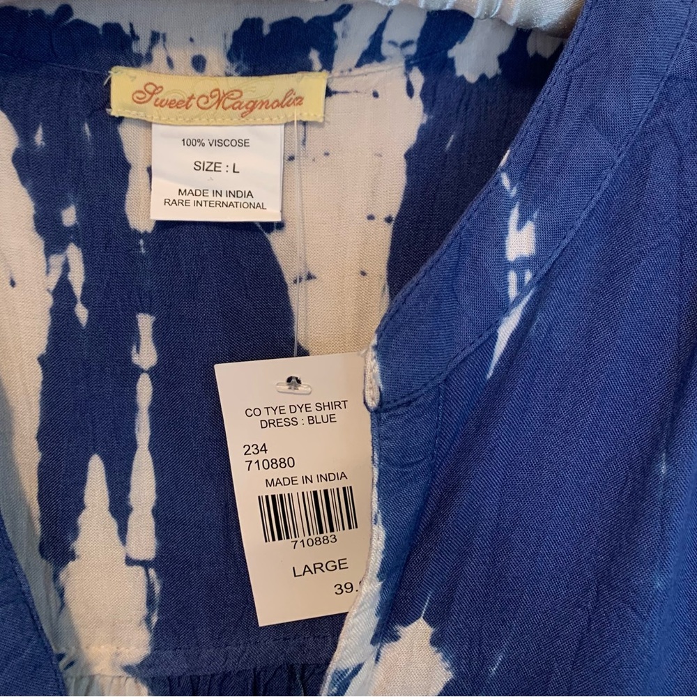 Sweet Magnolia Batik Print Beachy Dress - Picture 5 of 6
